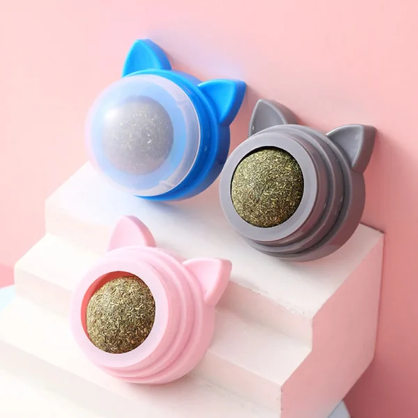 : Rotating Catnip Wall Toy