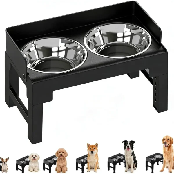 Adjustable Tilt Dog Feeder