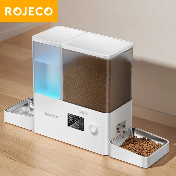 ROJECO 2-in-1 Pet Feeder