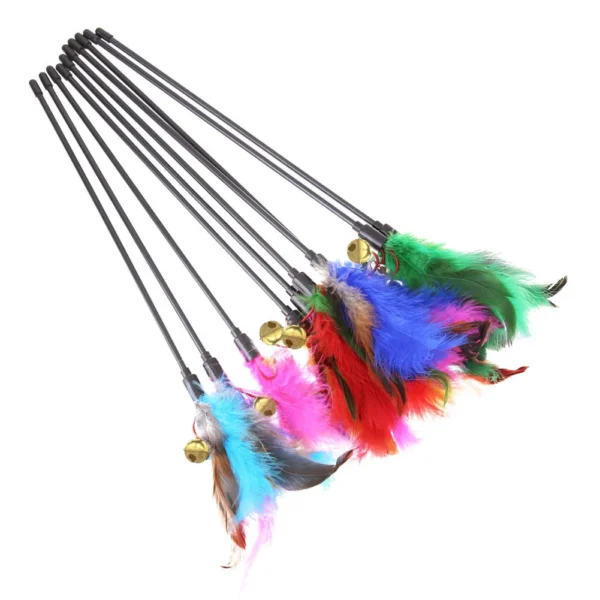 Feather Bell Cat Teaser Set