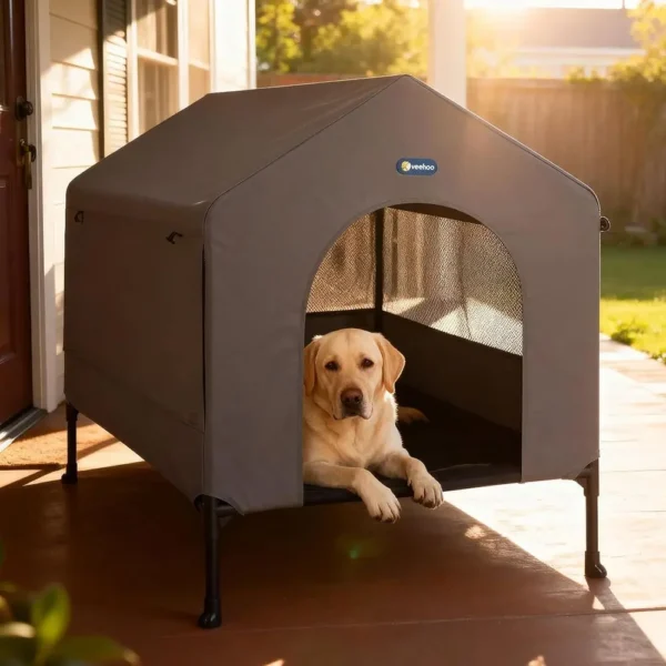 2-in-1 Elevated Dog House