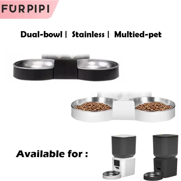 Furpipi Dual Bowl Feeder